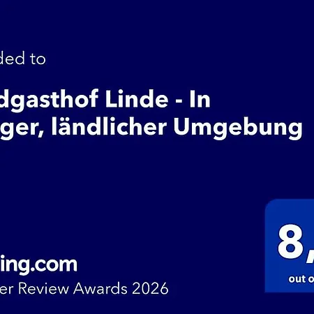Landgasthof Linde - Viel Ruhiger Als Direkt Am Han/Misafirhane